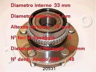 Kit cuscinetto ruota - yy,